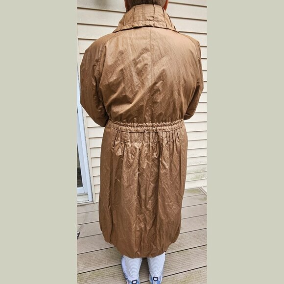 Creenstone Long Tan Raincoat Women’s Size 44 (US 14-16) – Like New - Picture 2 of 5